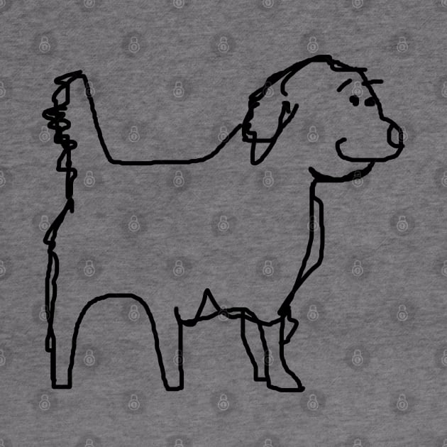 Ruff Dog Doodle by ellenhenryart